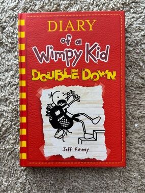 Diary of a Wimpy Kid Double Down Hardcover Book by Jeff Kinney